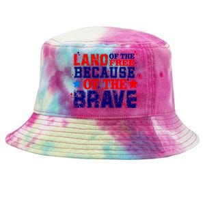 Memorial Day American Flag Tie-Dyed Bucket Hat