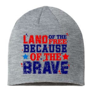 Memorial Day American Flag Sustainable Beanie