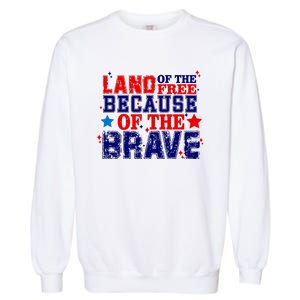 Memorial Day American Flag Garment-Dyed Sweatshirt