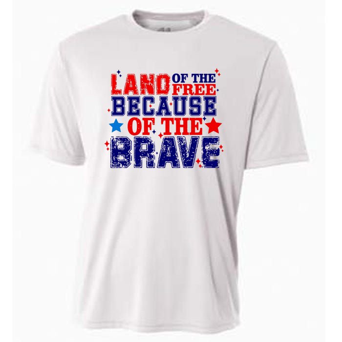 Memorial Day American Flag Cooling Performance Crew T-Shirt