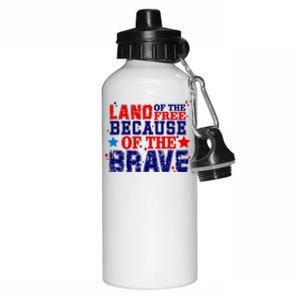 Memorial Day American Flag Aluminum Water Bottle