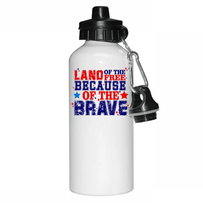 Memorial Day American Flag Aluminum Water Bottle