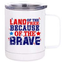 Memorial Day American Flag 12 oz Stainless Steel Tumbler Cup