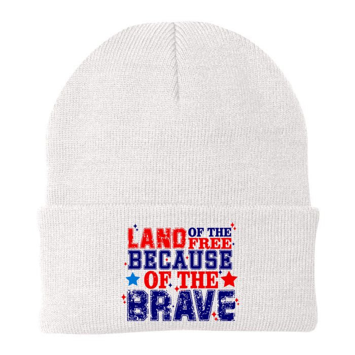 Memorial Day American Flag Knit Cap Winter Beanie