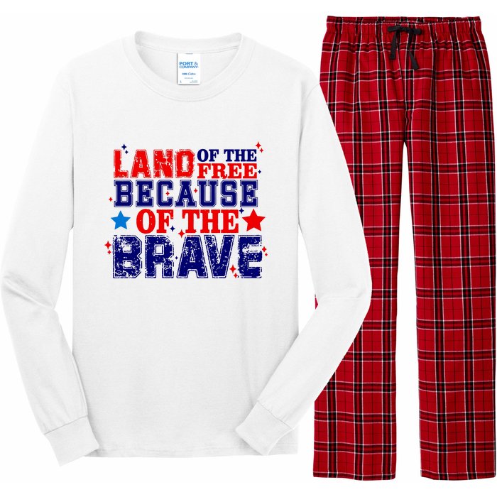 Memorial Day American Flag Long Sleeve Pajama Set