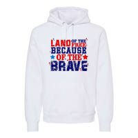 Memorial Day American Flag Premium Hoodie