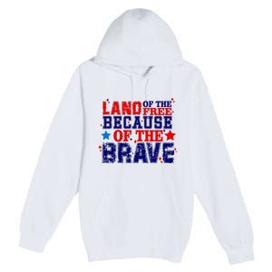 Memorial Day American Flag Premium Pullover Hoodie