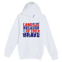 Memorial Day American Flag Premium Pullover Hoodie