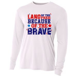 Memorial Day American Flag Cooling Performance Long Sleeve Crew