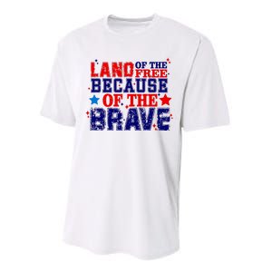 Memorial Day American Flag Performance Sprint T-Shirt