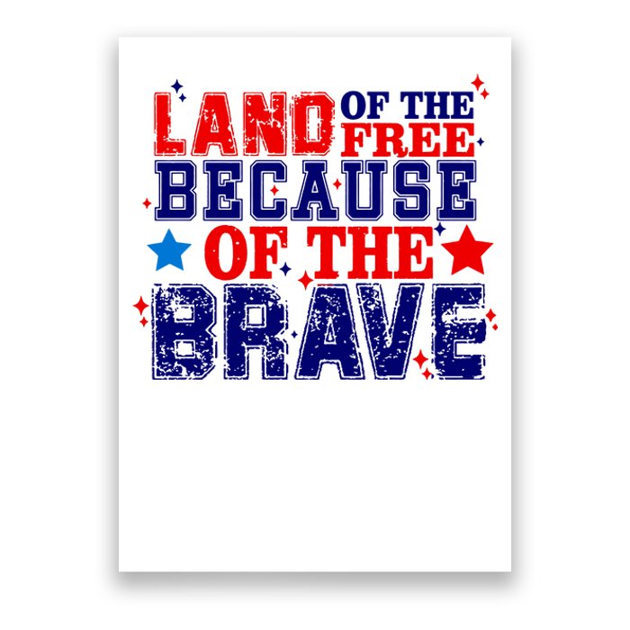 Memorial Day American Flag Poster