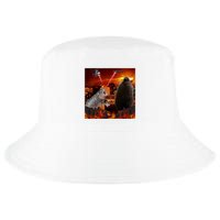 Moo Deng And Pesto Battle Cool Comfort Performance Bucket Hat