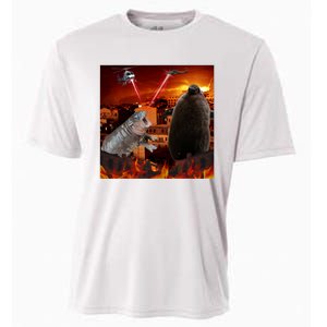 Moo Deng And Pesto Battle Cooling Performance Crew T-Shirt