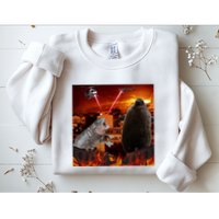 Moo Deng And Pesto Battle Sweatshirt