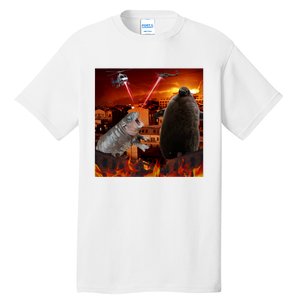 Moo Deng And Pesto Battle Tall T-Shirt