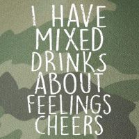 Mixed Drinks About Feelings Cheers Legacy Tie Dye Trucker Hat