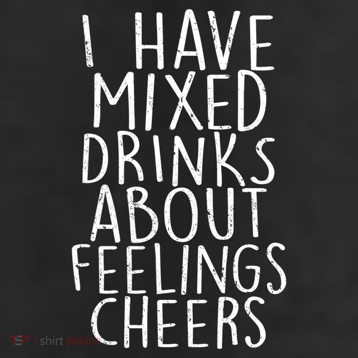 Mixed Drinks About Feelings Cheers Beanie