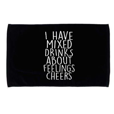 Mixed Drinks About Feelings Cheers Microfiber Hand Towel