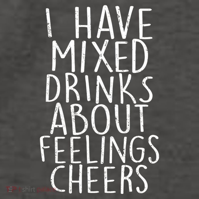 Mixed Drinks About Feelings Cheers Vector Backpack