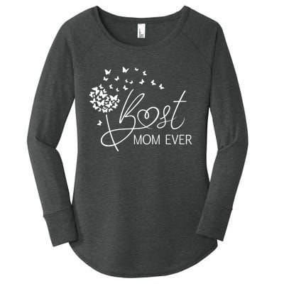 Mothers Day Best Mom Ever Gifts From Daughter Son Mom Women's Perfect Tri Tunic Long Sleeve Shirt