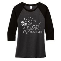 Mothers Day Best Mom Ever Gifts From Daughter Son Mom Women's Tri-Blend 3/4-Sleeve Raglan Shirt