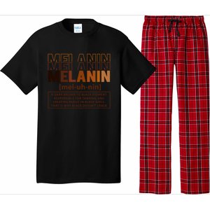 Melanin Definition Black History Month Black Gift Pajama Set