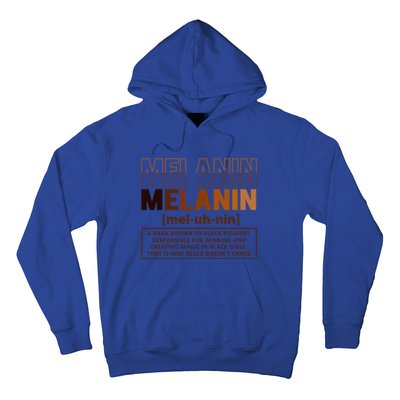 Melanin Definition Black History Month Black Gift Hoodie