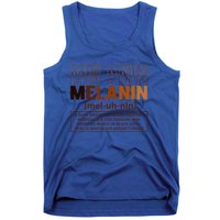 Melanin Definition Black History Month Black Gift Tank Top