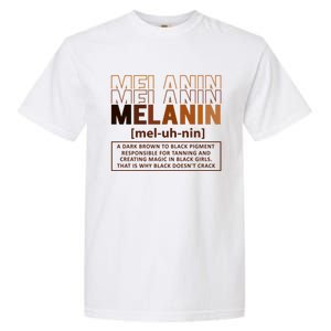 Melanin Definition Black History Month Black Gift Garment-Dyed Heavyweight T-Shirt