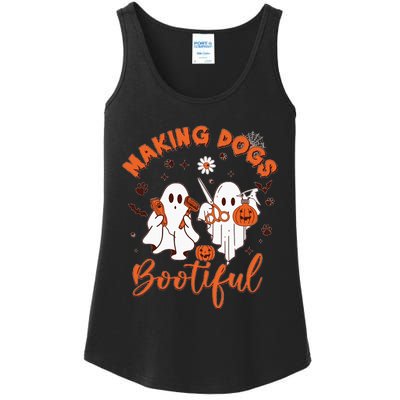 Making Dogs Bootiful Halloween Ladies Essential Tank