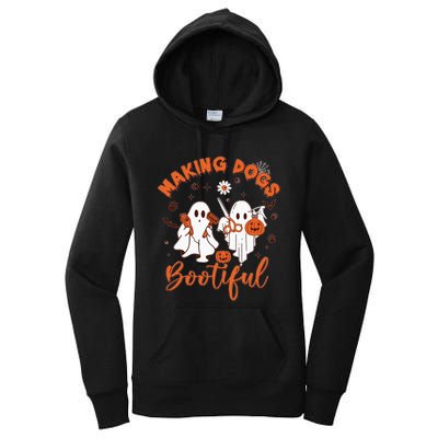 Making Dogs Bootiful Halloween Women's Pullover Hoodie