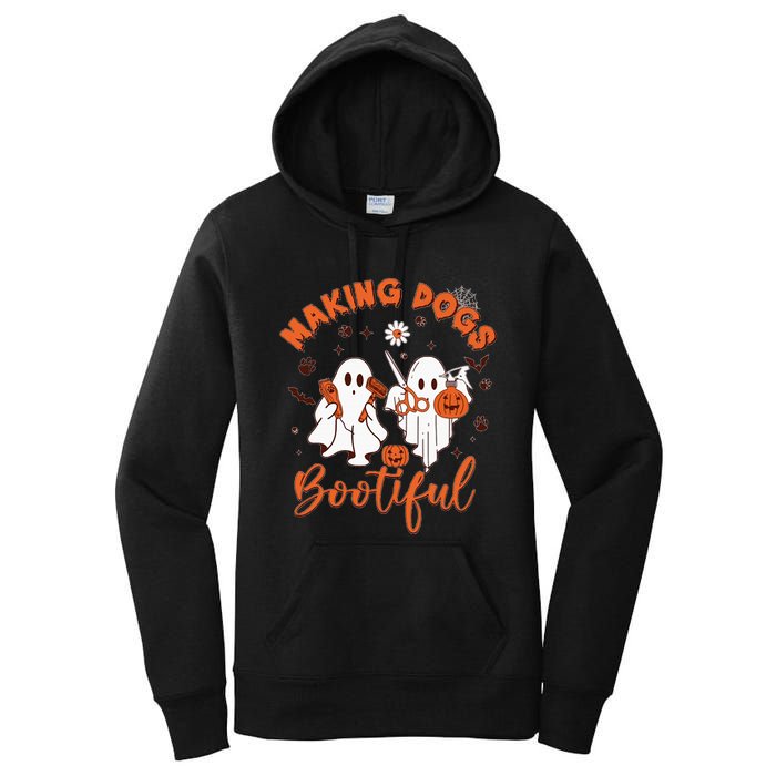 Making Dogs Bootiful Halloween Women's Pullover Hoodie