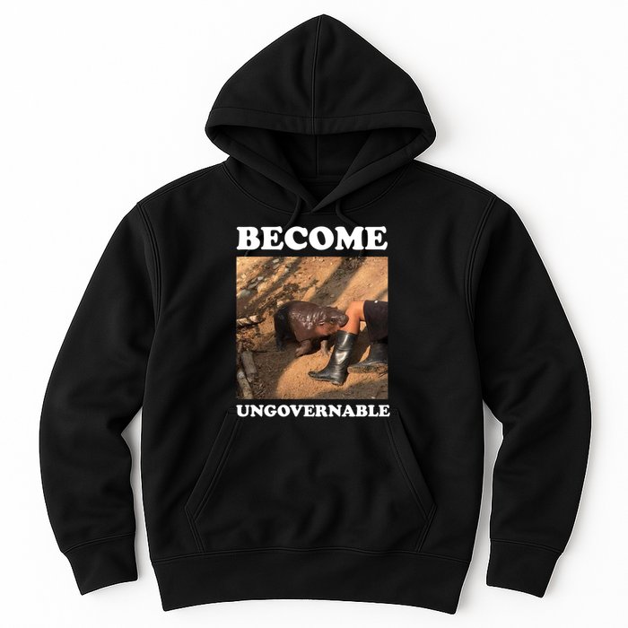 Moo Deng Become Ungovernable Hoodie