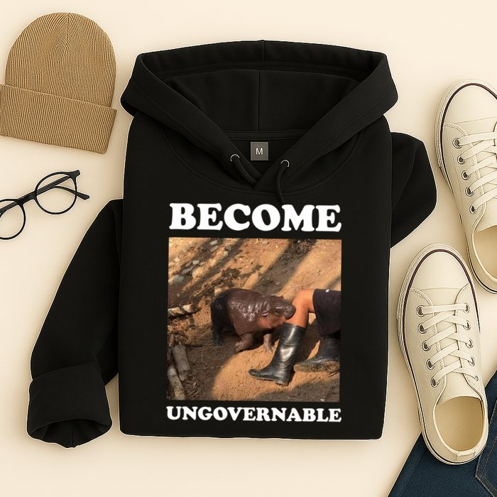Moo Deng Become Ungovernable Hoodie