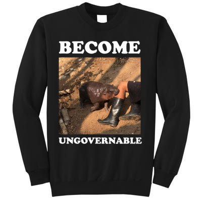 Moo Deng Become Ungovernable Sweatshirt