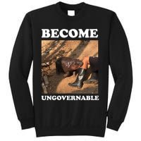 Moo Deng Become Ungovernable Sweatshirt