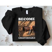Moo Deng Become Ungovernable Sweatshirt