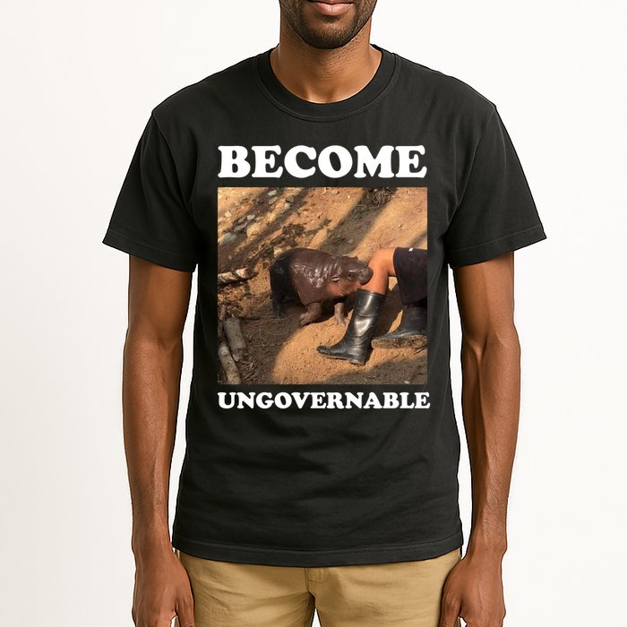 Moo Deng Become Ungovernable Tall T-Shirt
