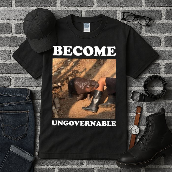 Moo Deng Become Ungovernable Tall T-Shirt