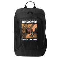 Moo Deng Become Ungovernable City Backpack