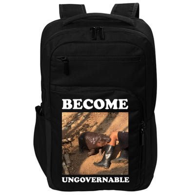 Moo Deng Become Ungovernable Impact Tech Backpack
