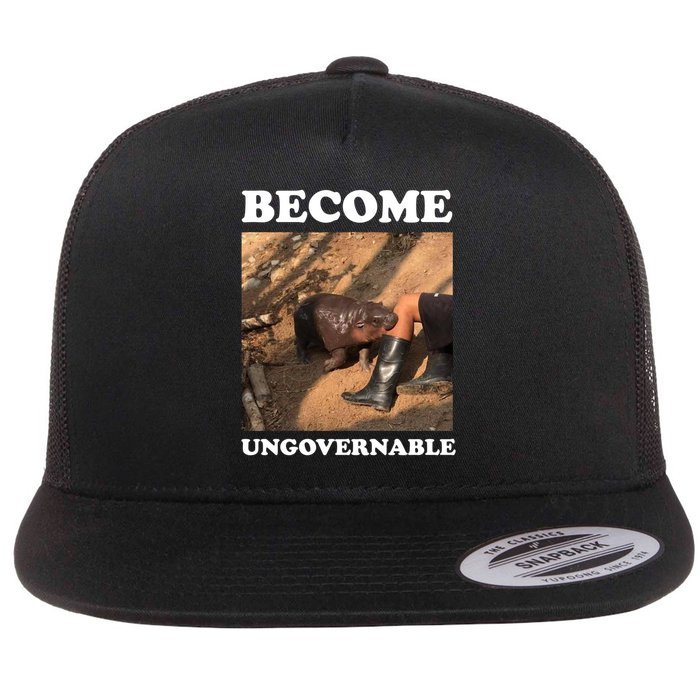Moo Deng Become Ungovernable Flatbill Hat
