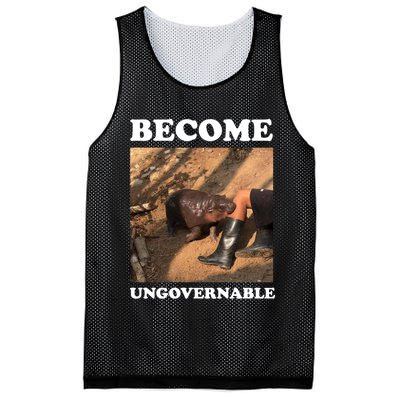 Moo Deng Become Ungovernable Mesh Reversible Basketball Jersey Tank