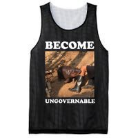 Moo Deng Become Ungovernable Mesh Reversible Basketball Jersey Tank