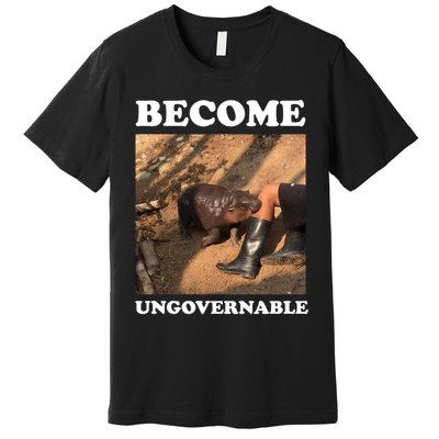 Moo Deng Become Ungovernable Premium T-Shirt