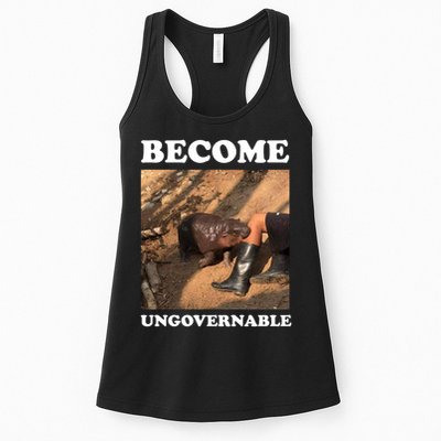 Moo Deng Become Ungovernable Womens Tank Top