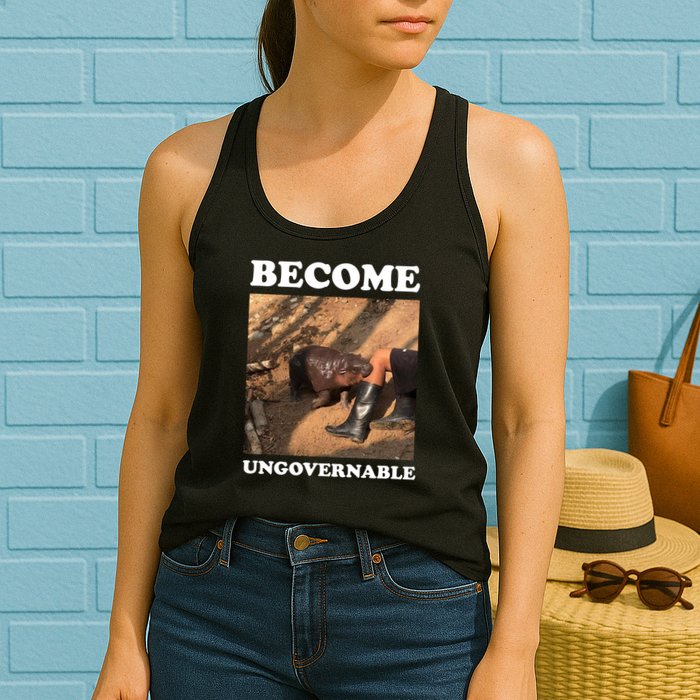 Moo Deng Become Ungovernable Womens Tank Top
