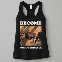 Moo Deng Become Ungovernable Womens Tank Top