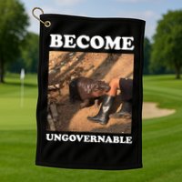 Moo Deng Become Ungovernable Golf Towel