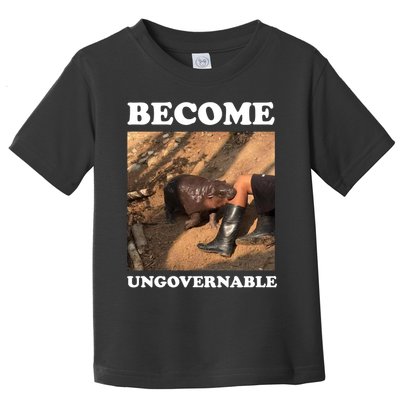 Moo Deng Become Ungovernable Toddler T-Shirt